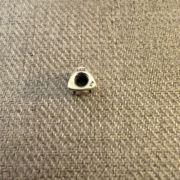 Pandora Sterling Silver Charm with “D” Accent - 925 Sterling Silver - Picture 2 of 3